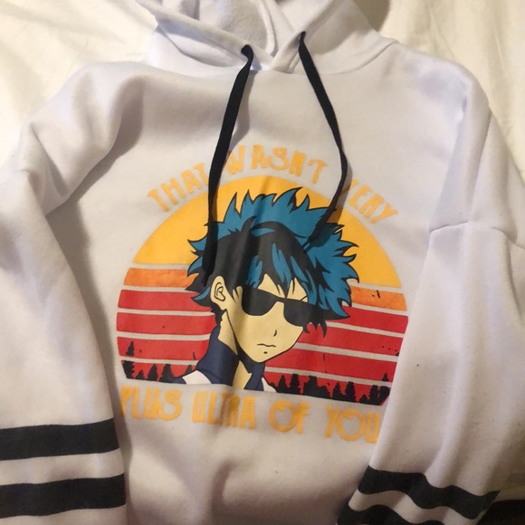 White and Black Meme Hoodie - Picture 2 of 2